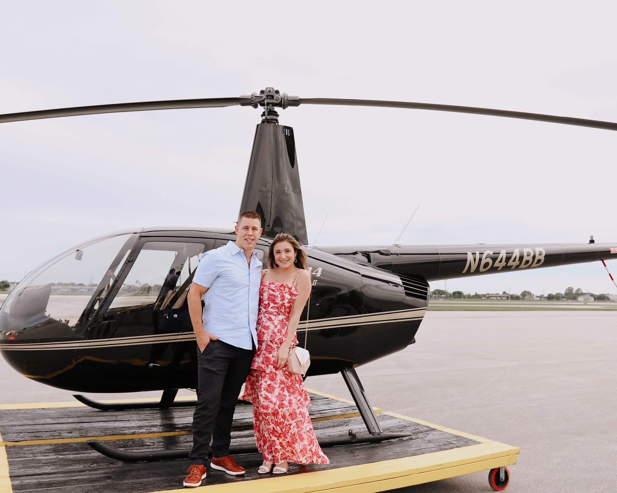 gender reveal by helicopter in miami
